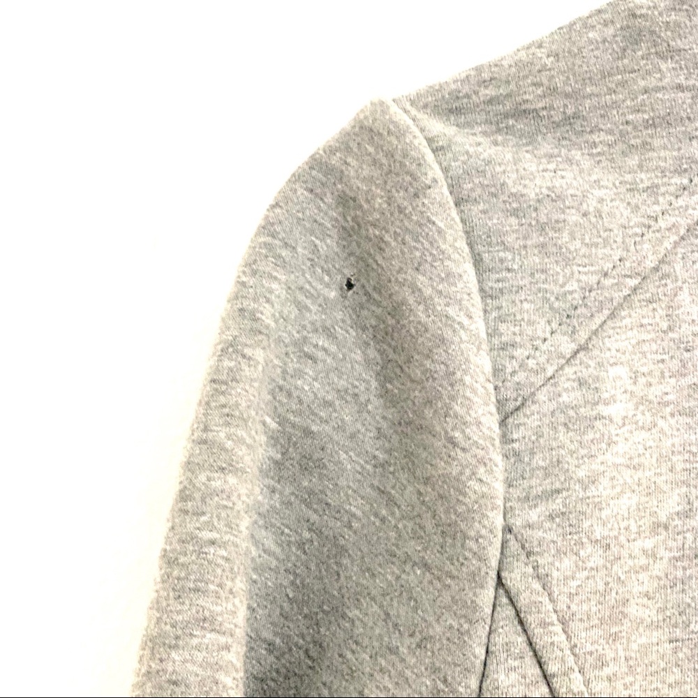 Vince Gray Knit Asymmetrical Zip Jacket L EUC - Picture 12 of 14
